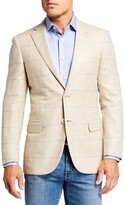 Thumbnail for your product : Brioni Men's Plaid Windowpane Sport Jacket