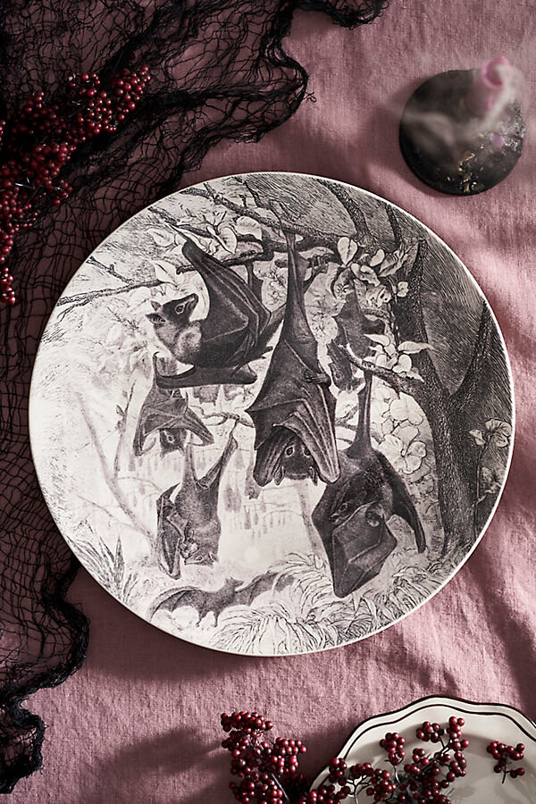 Hanging Bats Stoneware Serving Platter at Terrain