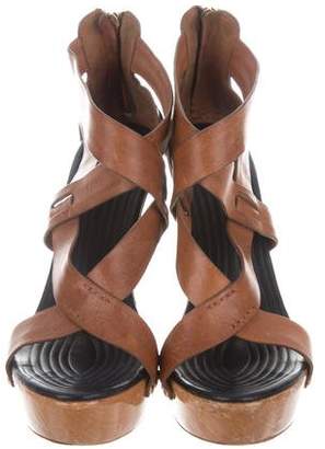 Givenchy Leather Platform Sandals