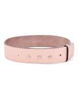 Thumbnail for your product : Nina Ricci Studded Leather Waist Belt - Light Beige