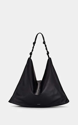 Jil Sander Women's Tangle Leather Hobo Bag - Black