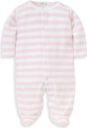 Kissy Kissy Baby Girl's Jungle Out There Striped Footie