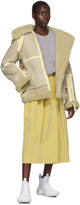 Thumbnail for your product : Acne Studios Beige Long Shearling Jacket