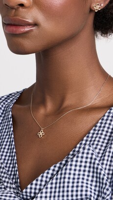 Tory Burch Kira Clover Pendant Necklace - ShopStyle