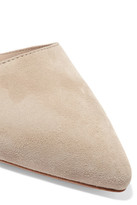 Thumbnail for your product : Zimmermann Nubuck Point-Toe Flats