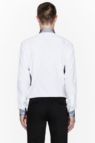 Thumbnail for your product : Lanvin White grey-trimmed shirt