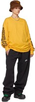 Thumbnail for your product : drew house SSENSE Exclusive Yellow Cartoon Font Long Sleeve T-Shirt