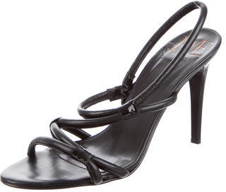 Diane von Furstenberg Leather Multistrap Sandals