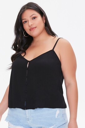 Forever 21 Plus Size Button-Front Cami