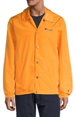 coach jacket orange