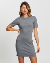 Thumbnail for your product : Atmos & Here Atmos&Here - Women's Grey Mini Dresses - Adela Knit Mini Dress - Size 18 at The Iconic