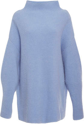 Co Ribbed Wool-Cashmere Blend Turtleneck Sweater