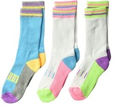 Thumbnail for your product : Jefferies Socks Pastel Neon Sporty Crew 3-Pack (Toddler/Little Kid/Big Kid)