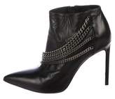 Thumbnail for your product : Saint Laurent Leather Chain-Link Booties