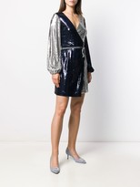 Thumbnail for your product : Black Coral Sequin Belted Dress