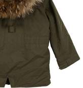 Thumbnail for your product : Bonpoint Boys' Fur-Trimmed Hooded Coat