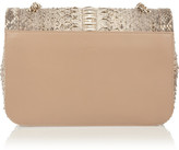 Thumbnail for your product : Christian Louboutin Sweety Charity metallic python shoulder bag