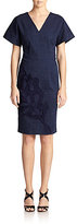 Thumbnail for your product : Josie Natori Denim Embroidered Dress