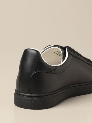 Armani Exchange sneakers in rubberized leather