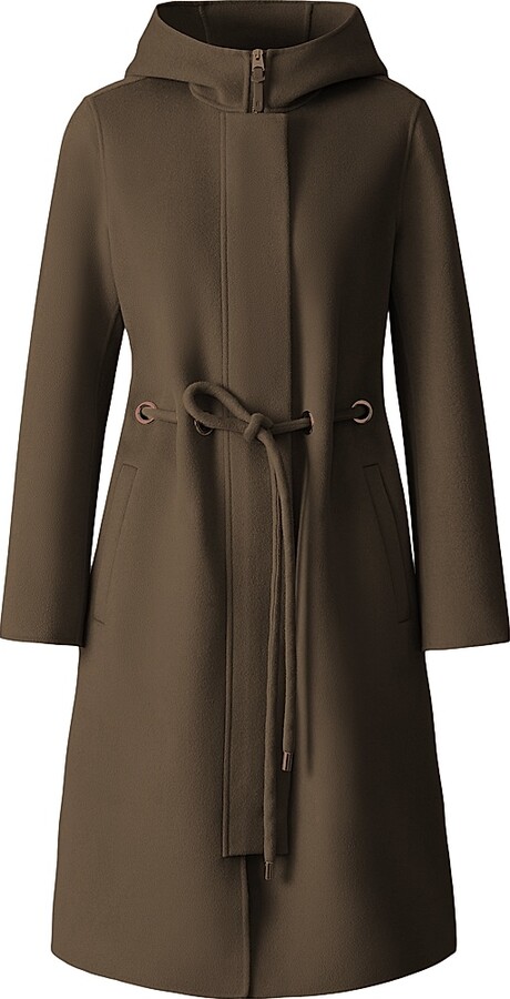 Mackage Women's Blithe Wool Coat - Black - Size Small