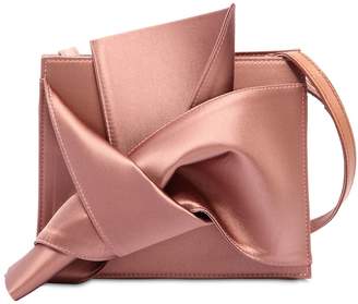 N°21 Bow Satin & Leather Shoulder Bag