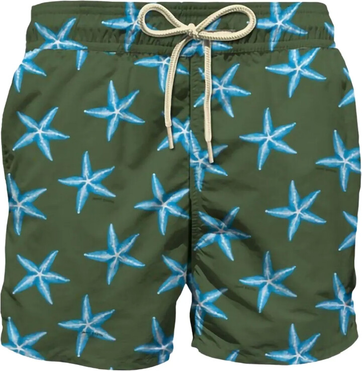 MC2 Saint Barth Starfish-Print Swim Shorts