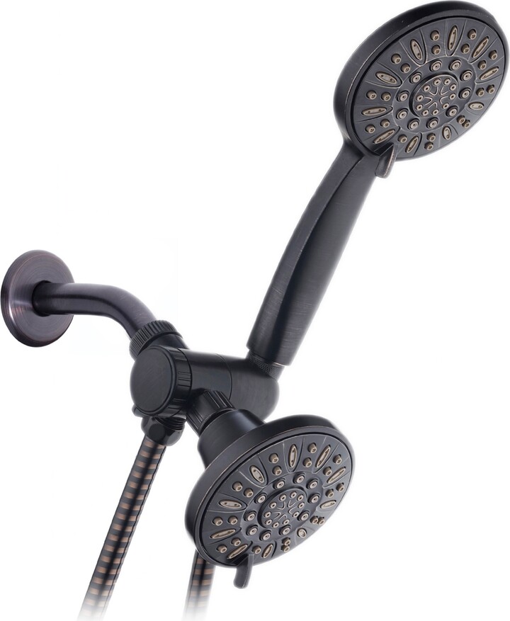 AquaDance® HighPressure 48Setting Dual Shower Head Combo with Extra