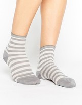 Thumbnail for your product : Falke Gray Poplin Short Socks