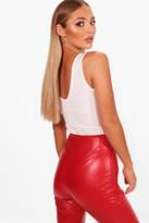 Thumbnail for your product : boohoo Mesh Insert Bodysuit