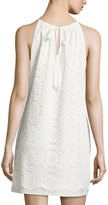 Thumbnail for your product : Max Studio Sleeveless Lace Shift Dress W/Ribbon Tie
