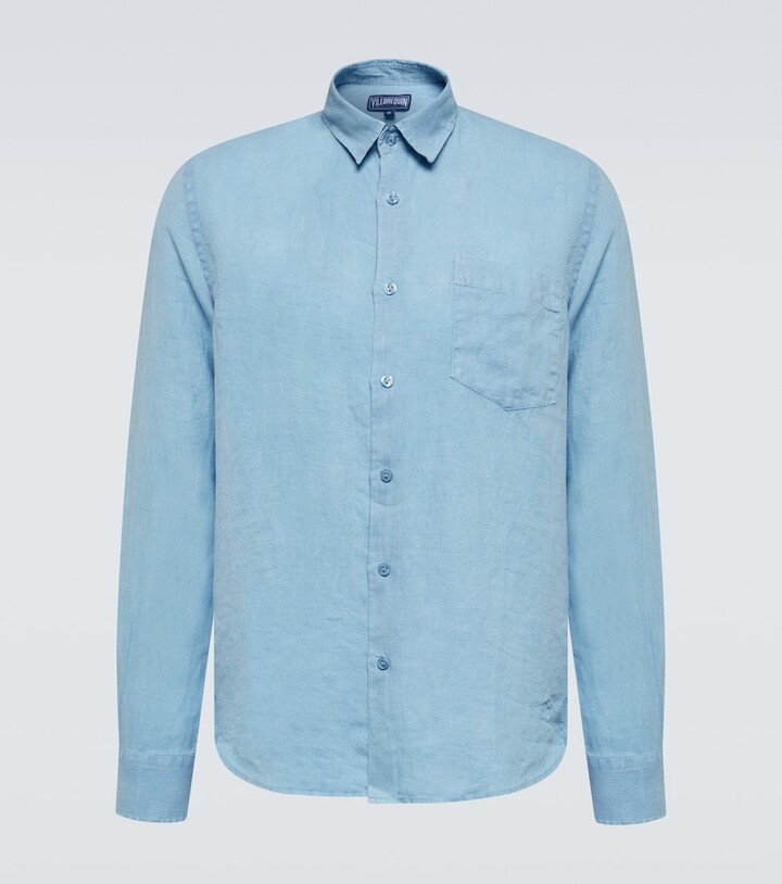 Vilebrequin Caroubis linen shirt