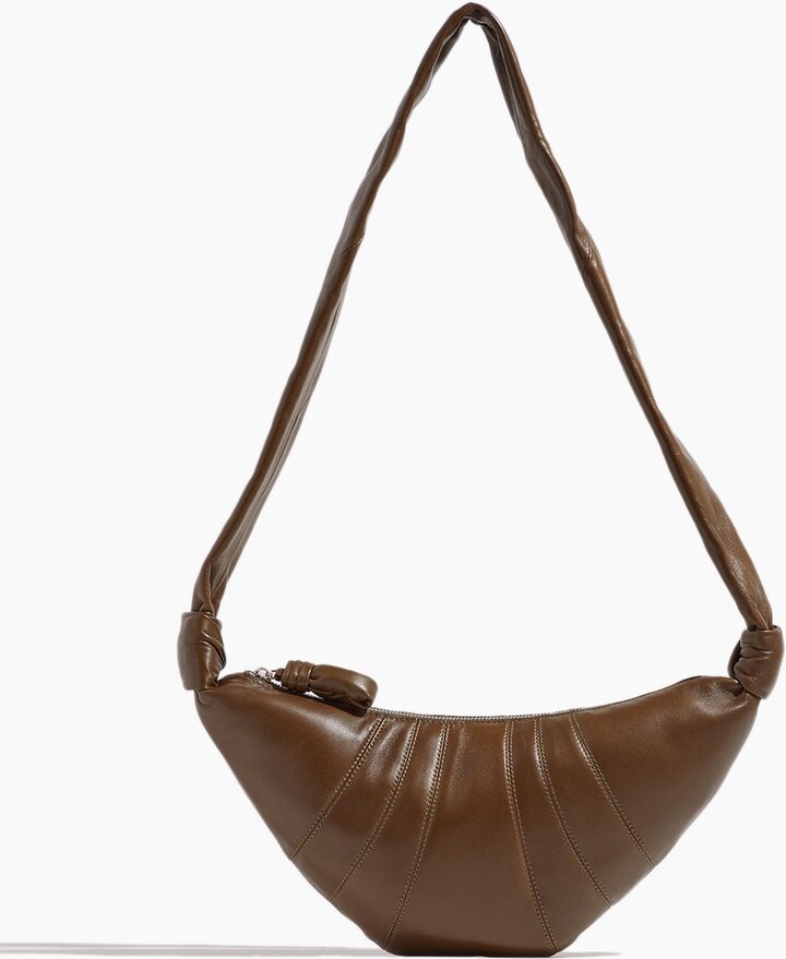 Lemaire Small Croissant Bag in Dark Olive - ShopStyle