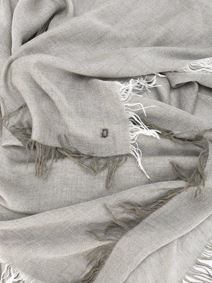 Dondup frayed edge scarf