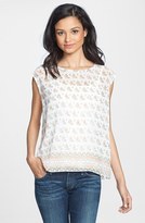 Thumbnail for your product : Vince Camuto Print Foulard Tee