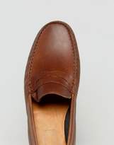 Thumbnail for your product : ASOS Design Driving Shoes In Brown Leather