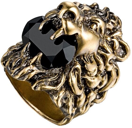 Gucci Lion head ring with Swarovski - ShopStyle Jewelry