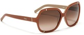 Thumbnail for your product : Chloé Oversized square-frame sunglasses