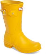 short yellow hunter rain boots