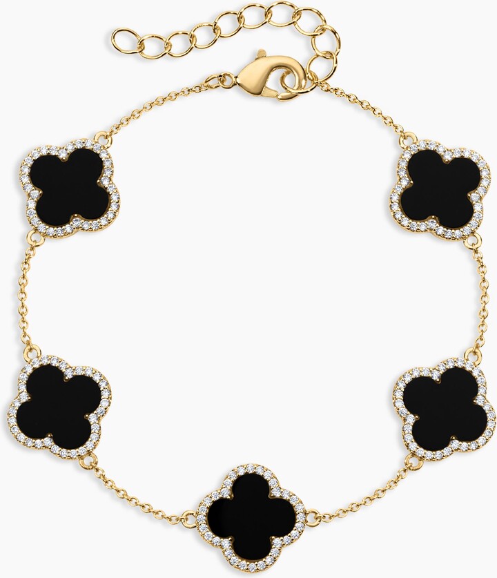 Electric Picks Icon Black Clover Bracelet