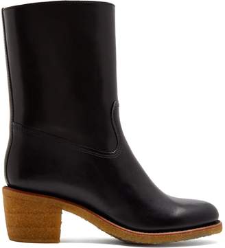 A.P.C. Paz block-heel leather boots
