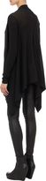 Thumbnail for your product : Rick Owens Draped Front Cardigan-Black