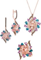 Thumbnail for your product : LeVian Multi Gemstone Diamond Pendant Earrings Ring Collection In 14k Rose Gold