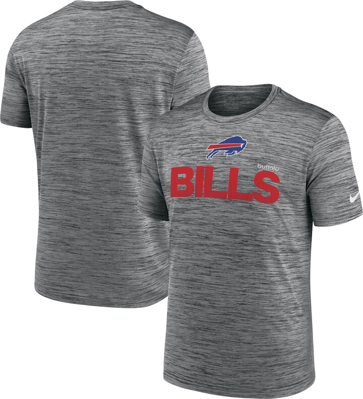 Nike Men's Anthracite Buffalo Bills Blitz Velocity Modern Performance T-Shirt