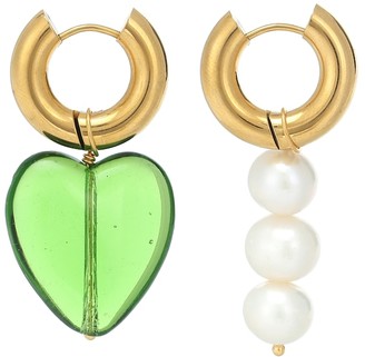 Timeless Pearly 24kt Gold-Plated Earrings With Pearls