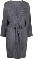 Thumbnail for your product : Pleats Please Issey Miyake Belted Pleated Coat