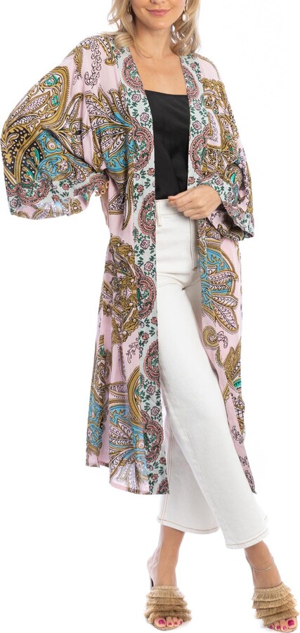 Saachi Medallion Print Duster