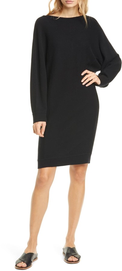 dolman sleeve sweater dress