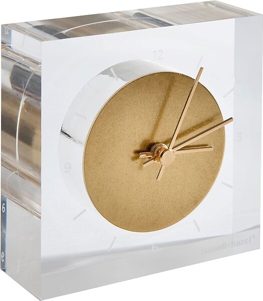 Russell + Hazel Russell+Hazel Desk Clock, Acrylic (63207)