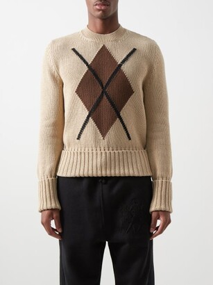 YUNY Mens Pullover Mulit Color Jacquard Knitting Ribbing Edge Sweater Three M