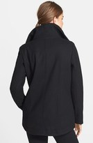 Thumbnail for your product : Calvin Klein Inset Bib Wool Blend Jacket